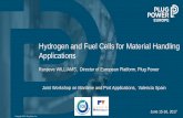 Hydrogen and Fuel Cells for Material Handling Applications williams.pdf · 4 •What are GenDrive fuel cells? • Complete fuel cell system in a box • Superior alternative to industrial