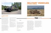 Military vehicles – An integral approach - TNO · PDF fileweapon systems. A match that will be ... EDA, General Dynamics European Land Systems, ... Military vehicles – An integral