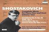 SHOSTAKOVICH - · PDF filemonumental set of 24 Preludes and Fugues. Moreover, he usually played the piano parts of ... Shostakovich himself, with his fellow-pupil Lev Oborin, gave