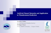 Artificial Neural Networks and Application to  ??Artificial Neural Networks and Application to Thunderstorm Prediction ... Artificial Neural Network ...