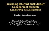 Saturday, November 5, 2011 Elizabeth DeHart (Virginia Tech ... · PDF fileSaturday, November 5, 2011 Elizabeth DeHart (Virginia Tech) Emily Hogge (College of William & Mary) Eva Wong