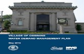 Village of Ossining Water Demand Management · PDF file8 Water Demand Management Plan Ossining is located on the Hudson River in western West-chester County, New York. Ossining is