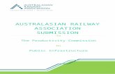 Submission DR178 - Australasian Railway Association ... Web viewInfrastructure funding ... The uncertainty of the project pipeline makes building a career in construction ... The Commission