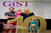 Happy 10th birthday Evelina London! · PDF fileTHIS ISSUE 2 the GiST Welcome to the latest edition of the GiST magazine, which celebrates the 10th birthday of Evelina London Children’s