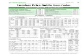 August 25, 2017 5 Lumber Price Guide Item Codes · PDF fileAugust 25, 2017 5 FRAMING LUMBER Unitized Loadings • Prices Net, f.o.b. Mill, U.S. Funds, Unless Otherwise Noted • Dollars