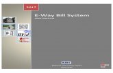 E-Way Bill System -   · PDF fileE-Way Bill System User Manual 2017 National Informatics Centre New Delhi