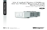 Air Cooled Water Chillers, Air-to-Water Reverse Cycle · PDF fileAir Cooled Water Chillers, Air-to-Water Reverse Cycle Heat Pumps Models ALR / MHP 15P to 35P IMW 935.1M/08.00 Supersedes