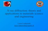 X-ray diffraction: theory and applications to materials ...luttero/phd/C1_crystallography.pdf · X-ray diffraction: theory and applications to materials science and engineering Luca