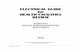 HOSPITALS SKILLED NURSING FACILITIES AND · PDF fileELECTRICAL GUIDE for HEALTH FACILITIES REVIEW . HOSPITALS . SKILLED NURSING FACILITIES . AND CLINICS . 2016 . Office of Statewide