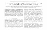 Seismic Fragility Based Optimum Design of LRB for · PDF fileSeismic Fragility Based Optimum Design of LRB for Isolated Continuous Girder Bridge ... magnitude and epicentral distance