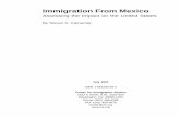Immigration From Mexico - Center for Immigration Studies · PDF fileImmigration From Mexico ... a new high-level working group has been established to study migration between the United