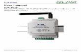 User manual of Wi-Fi to RS485/RS422 server ADA-14040cel-mar.pl/files/io/io_ada-14040mg_en.pdf · COMMUNICATIONS IN THE INDUSTRIAL AUTOMATION ... OTHER COMMUNICATION TYPES ... Can