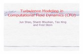 Tbl Mdli iTurbulence Modeling in Comppy()utational · PDF fileTbl Mdli iTurbulence Modeling in Comppy()utational Fluid Dynamics (CFD) Jun Shao, Shanti Bhushan, Tao Xing and Fred Stern