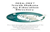 2016-2017 North Dakota Ag Education Directory - NDFFAndffa.org/Directory/AgDirectoryPublished 16-17.pdf · 2016-2017 North Dakota Ag Education Directory Provided through the cooperation