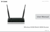 User Manual - D-Link 116/Manual/D… · D-Link DWR-116 User Manual 2 Section 1 - Product Overview Introduction The D-Link Wireless N300 Multi-WAN Router allows users to access mobile