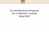 An Architectural Program - California - State Capitol Annexannex.assembly.ca.gov/sites/annex.assembly.ca.gov/files/An... · California Capitol Architectural Program • An architectural