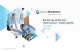 EIA Energy Conference Panel session -Crude exports · PDF fileEIA Energy Conference Panel session -Crude exports. Alan Gelder. June 2017. Trusted commercial intelligence.
