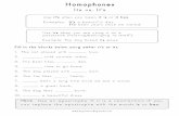 Its vs It Homophone Worksheet - SIght · PDF fileFill in the blanks below using either it’s or its. 1. ... _____ been a long time since we saw a movie. ... Its vs It Homophone Worksheet