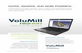 FASTER, SMARTER, AND MORE POWERFUL. - · PDF fileAVAILABLE IN 3-AXIS AND 5-AXIS AIRFRAME VoluMill is the fastest, most cost effective method of bulk-material removal for all non-finishing