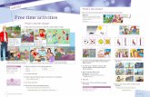 Is she indoors Free time activities or outdoors? - oup.e · PDF file8 UNIT 02 9 GRADE 3 FEER TImE AcTIvITIEs Free time activities it 02 What’s Davide doing? 1 Today, Davide has some