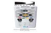 DirecTV RC65 Remote Control - Welcome to Revox Remote ... · PDF file3 INTRODUCTION Congratulations! You now have an exclusive DIRECTV® Universal Remote Control that will control