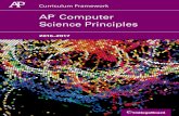 AP Computer Science Principles · PDF fileAP ® Computer Science Principles introduces students to the central ideas of computer science, instilling the ideas and practices of computational