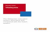 Education System Malaysia - Nuffic · PDF filekelas peralihan / remove class L12 Penilaian Menengah L Rendah Malay junior secondary education) 3 L0 Education level ... Education system