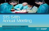 STS 54th Annual  · PDF fileSTS 54th Annual Meeting Greater Fort Lauderdale/ Broward County Convention Center Florida January 27-31, 2018 PRELIMINARY Advance Program EDITION