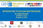 INTRODUCTION TO NUCLEAR REACTOR DESIGN - gen · PDF fileIntroduction to nuclear reactor design Subtitle: From neutrons to Gen IV reactors . 4 ... 8 5 1 1 f a a a U e e V Q V K V V