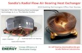 Sabdia's Radial Flow Air Bearing Heat Exchangerenergy.gov/sites/prod/files/2014/10/f18/emt33_koplow_042314.pdf · Sandia’s Radial Flow !ir Bearing Heat Exchanger 2014 Building Technologies