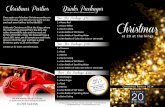 Christmas Parties Drinks Packages - 20 At The Kings · PDF fileChristmas at 20 at the kings Christmas Parties 2014 at the kings 20t w e n t y Christmas Parties Drinks Packages Order