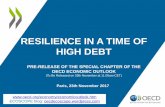 RESILIENCE IN A TIME OF HIGH DEBT - oecd. · PDF fileParis, 23th November 2017 RESILIENCE IN A TIME OF HIGH DEBT. PRE-RELEASE OF THE SPECIAL CHAPTER OF THE . OECD ECONOMIC