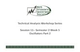 Technical Analysis Workshop Series Session 11–Semester · PDF fileBasic Candlesticks Oscillator and momentum ... e-cheat-sheet.html Oscillator and momentum principles Stochastics