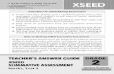 XSEED Summative Assessment Test 2 - ammfoundation.orgammfoundation.org/Schools/TISchool/Xseed2017/22December2017/Std… · XSEED Summative Assessment – Test 2 © XSEED Education