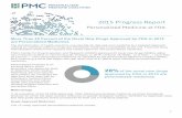 2015 Progress Report: Personalized Medicine at · PDF file2015 Progress Report Personalized Medicine at FDA 28% of the novel new drugs approved by FDA in 2015 are personalized medicines!!