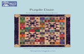 Purple Daze - ShopMartingaleshopmartingale.com/.../marketing/freebies/2014-01/pdf/PurpleDaze.pdf · If you love purple as much as I do, ... PURPLE DAZE QUILT 5 ... Got ’em? Discover