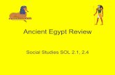 Ancient Egypt Review - Welcome to 3rd grade - Homesgcthird.weebly.com/uploads/6/1/7/9/61795719/gr2ancientegyptreview… · What were built as the burial tombs of pharaohs? Pyramids