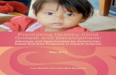 Promoting Healthy Child Growth and Developmentsiteresources.worldbank.org/INTLACREGTOPNUT/Resources/Englishfin… · Promoting Healthy Child Growth and Development: Advances and Opportunities