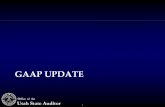 GAAP UPDATE - Utahauditor.utah.gov/.../uploads/sites/5/2013/05/VanChristensenSlides.pdf · GAAP UPDATE . 2 Office of the Utah State Auditor New GASB Pronouncements ... Derivative