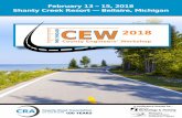 February 13 – 15, 2018 Shanty Creek Resort — Bellaire ...ctt.mtu.edu/sites/default/files/flyers/2018cew-flyer_0.pdf · Steve Warren —Kent County Road ... TIME EVENT. Agenda