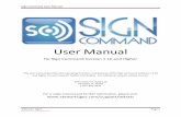 Sign Command User Manual - Stewart · PDF fileSign Command User Manual . 2.6 Any implied warranties including any warranties of merchantability or fitness for a particular purpose