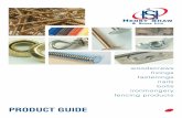 PRODUCT GUIDE - Henry  · PDF fileHENRY SHAW & SONS LTD woodscrews fixings fastenings nails bolts ironmongery fencing products PRODUCT GUIDE