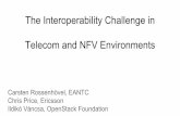 The Interoperability Challenge in Telecom and NFV · PDF fileNext-Gen OSS/BSS ETSI NFV Reference Model Full Multi-Vendor Solutions Today: ... EANTC NFV TA Ericsson Cloud Manager Intel,