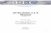 2D Realtime 2.1.X Manual - SPEC, Inc Realtime 2.1.X Software... · 1 3022 Sterling Circle – Suite 200, Boulder, CO 80301 (303) 449-1105 (303) 449-0132(fax) 2D Realtime 2.1.X Manual