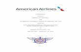 AGREEMENT AMERICAN AIRLINES TRANSPORT · PDF fileagreement between american airlines and transport workers union of america, afl-cio covering aviation maintenance technicians and plant