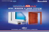 UPVC WINDOW & DOOR SYSTEM -  · PDF filealternatives permit wider windows and doors, to meet modern architectural design requirements. The frame depth of only 60 mm