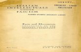 · U N D ER FASCISM - FAU Digital Collections4675/datastream... · italian intellectuals · u n d er fascism 001137, " i"'. s0cia lis t-lab or collection five cents florida atlantic