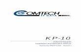 KP-10 External Keypad - Comtech EF · PDF fileKP-10 External Keypad Revision 1 Preface MN/KP10.IOM iii ABOUT THIS MANUAL This manual provides installation and operation information