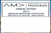 Annual Report 2017 - American Marketing Association · PDF fileAnnual Report 2017 American marketing association University of houston - Main Campus. ... MONTHLY AMAGRAM.....15 GROUPME/FACEBOOK