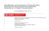 Identification and Evaluation of Potential Best Practices ... · PDF fileDepartment of Civil, Construction, and Environmental Engineering North Carolina State University Raleigh, NC